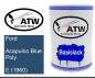 Preview: Ford, Acapulco Blue Poly, E (1960): 500ml Lackdose, von ATW Autoteile West.